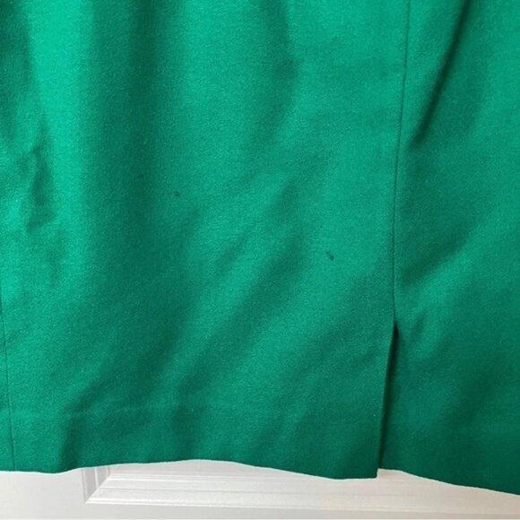 Vintage Braemar by Jeremy Scott Green Wool Blazer  Skirt Co-Ord Set - Picture 10 of 14